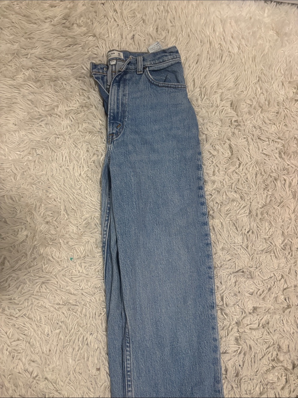 Abercrombie & Fitch Straight Leg Light Blue Jeans